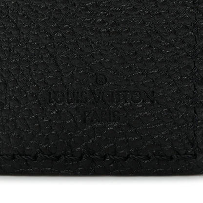 Louis Vuitton Calfskin Carryall Luggage Tag Black 4 of 4