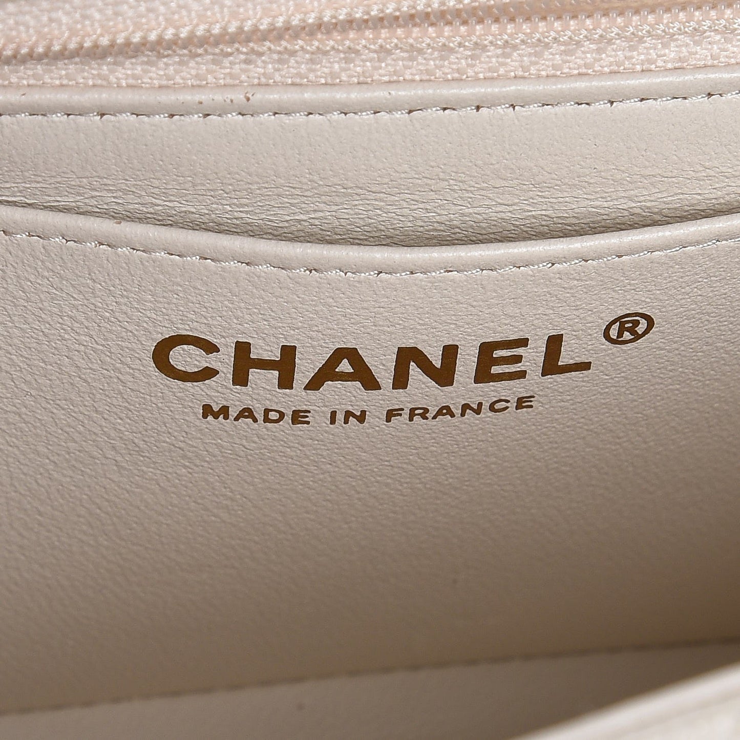 Caviar Quilted Mini Rectangular Flap White