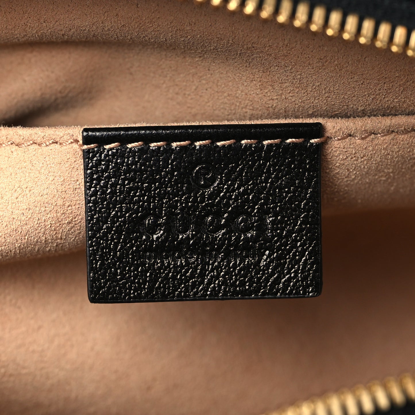 Monogram Matelasse Diagonal Small GG Marmont Chain Shoulder Bag Beige Black