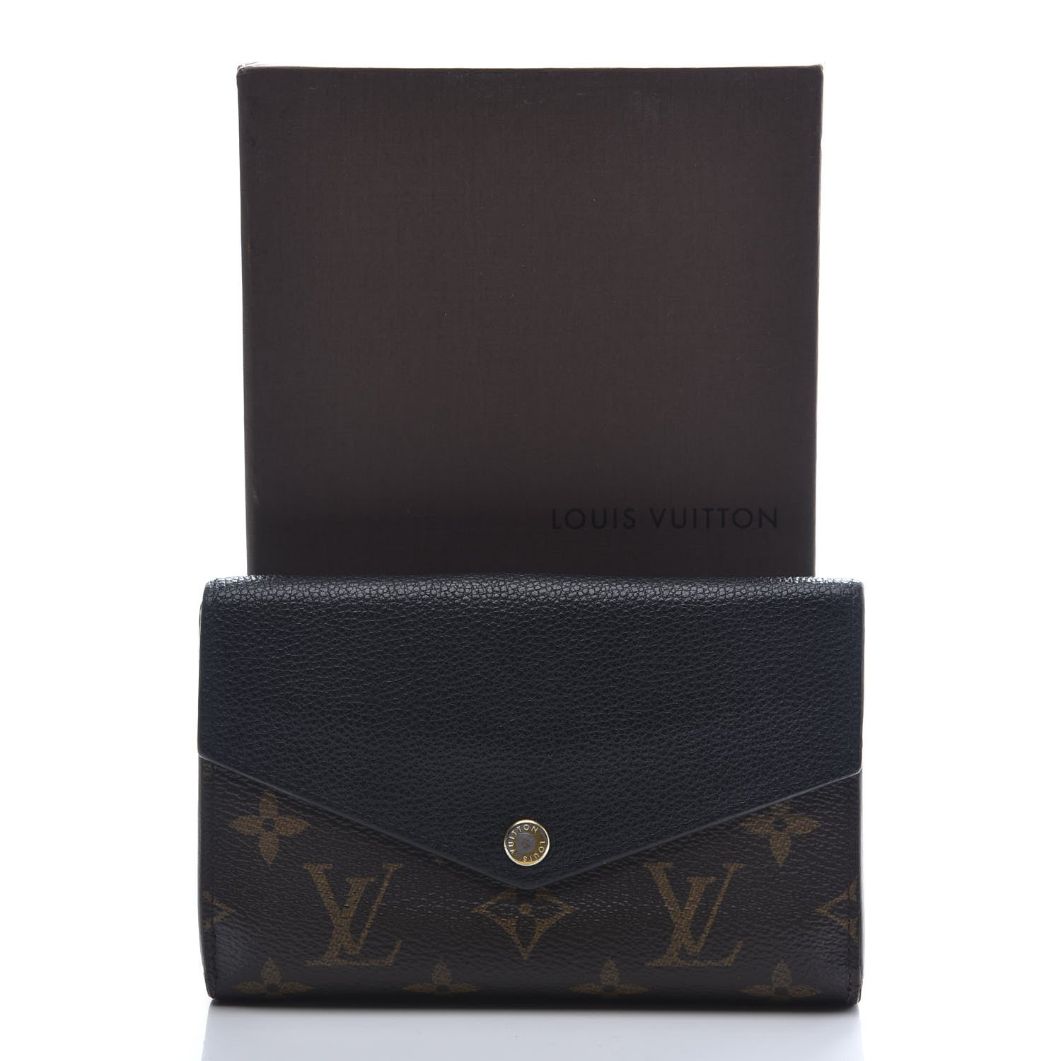 Louis Vuitton Monogram Pallas Compact Wallet Black 11 of 11