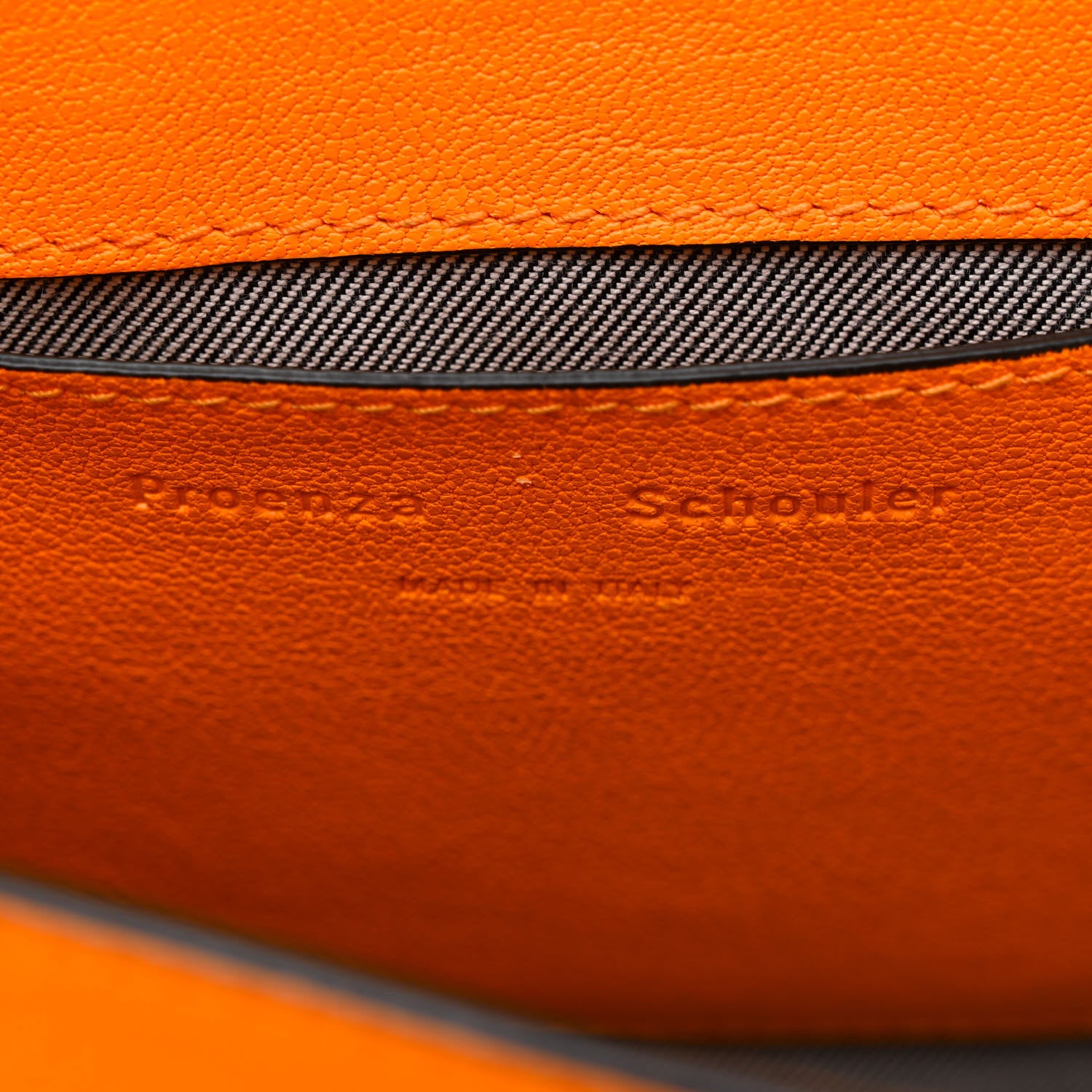 Proenza Schouler Lambskin PS1 Mini Crossbody Bag Marigold 6 of 12