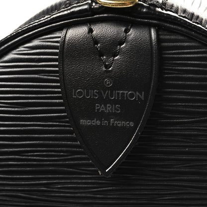 Louis Vuitton Epi Keepall 55 Black 5 of 12
