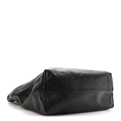 Prada Soft Calf Shopping Tote Black 4 of 11