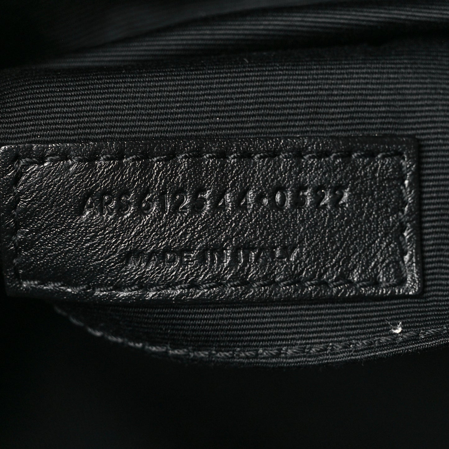 Calfskin Matelasse Monogram Lou Camera Bag Black