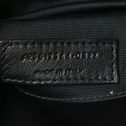 Saint Laurent Calfskin Matelasse Monogram Lou Camera Bag Black 7 of 11