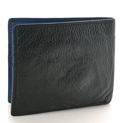 Gucci Dollar Calfskin Bi-Color Interlocking G Bi-Fold Wallet Black Caspian 3 of 8
