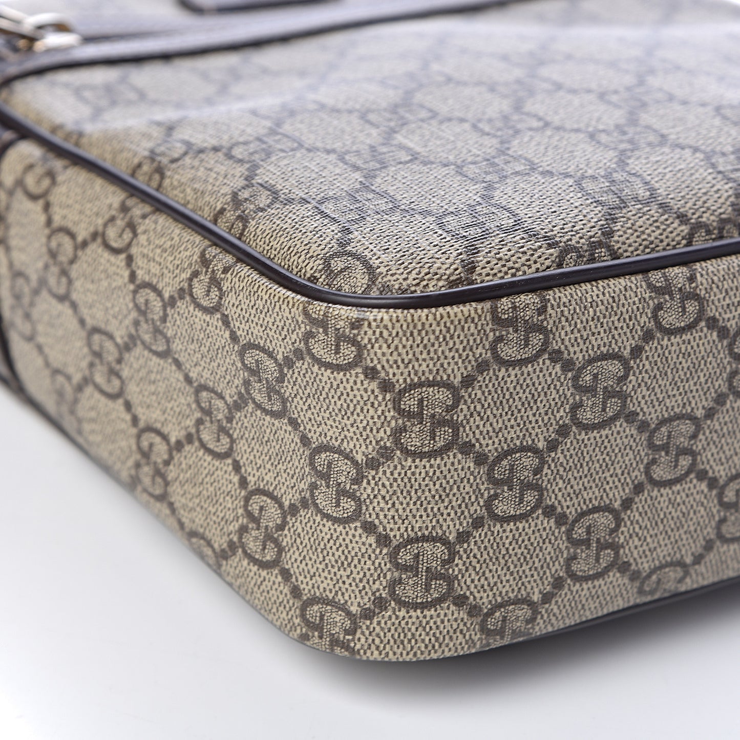GG Plus Monogram Messenger Bag Dark Brown
