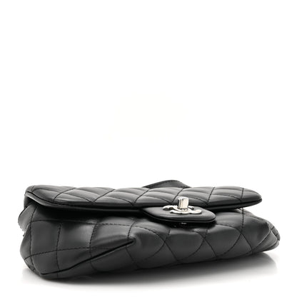 Chanel Calfskin Quilted CC Uniform Flap Belt Bag Black 4 of 10