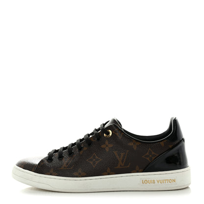 Louis Vuitton Patent Monogram Frontrow Sneakers 38.5 1 of 12