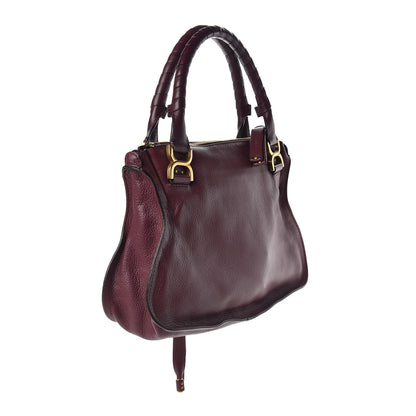 Chloe Calfskin Medium Marcie Satchel Wild Purple 3 of 8