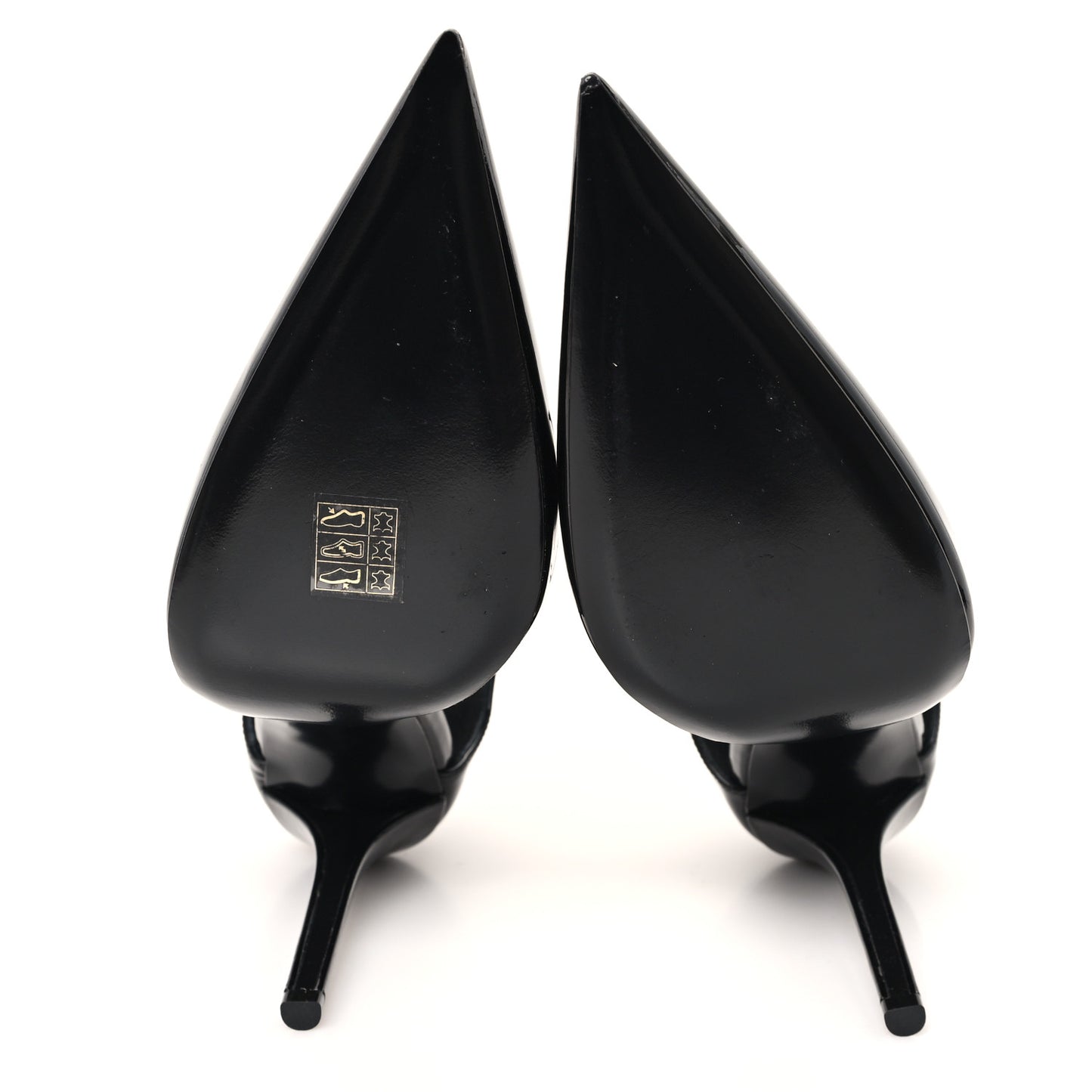 Patent Avenue 110 Ankle Strap Pointed Pumps 41 Black