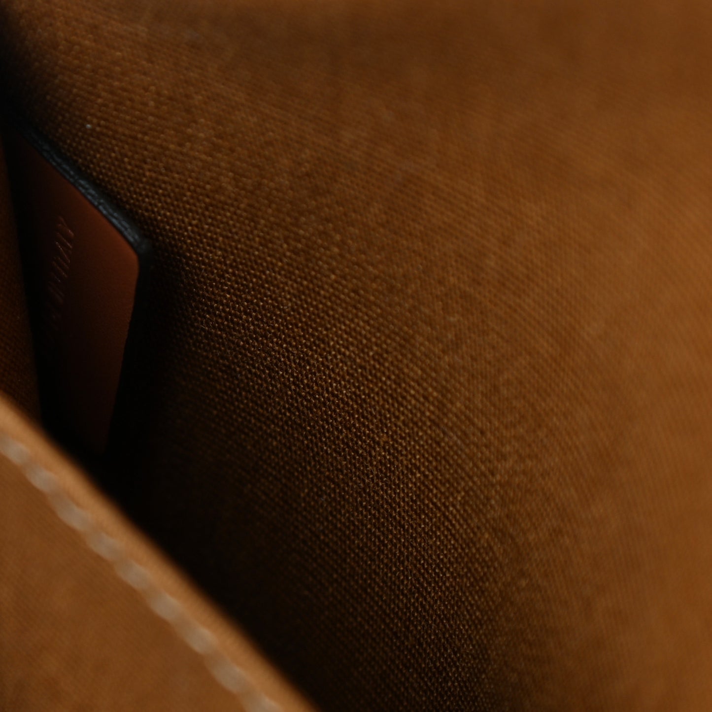 Triomphe Canvas Medium Folco Bag Tan