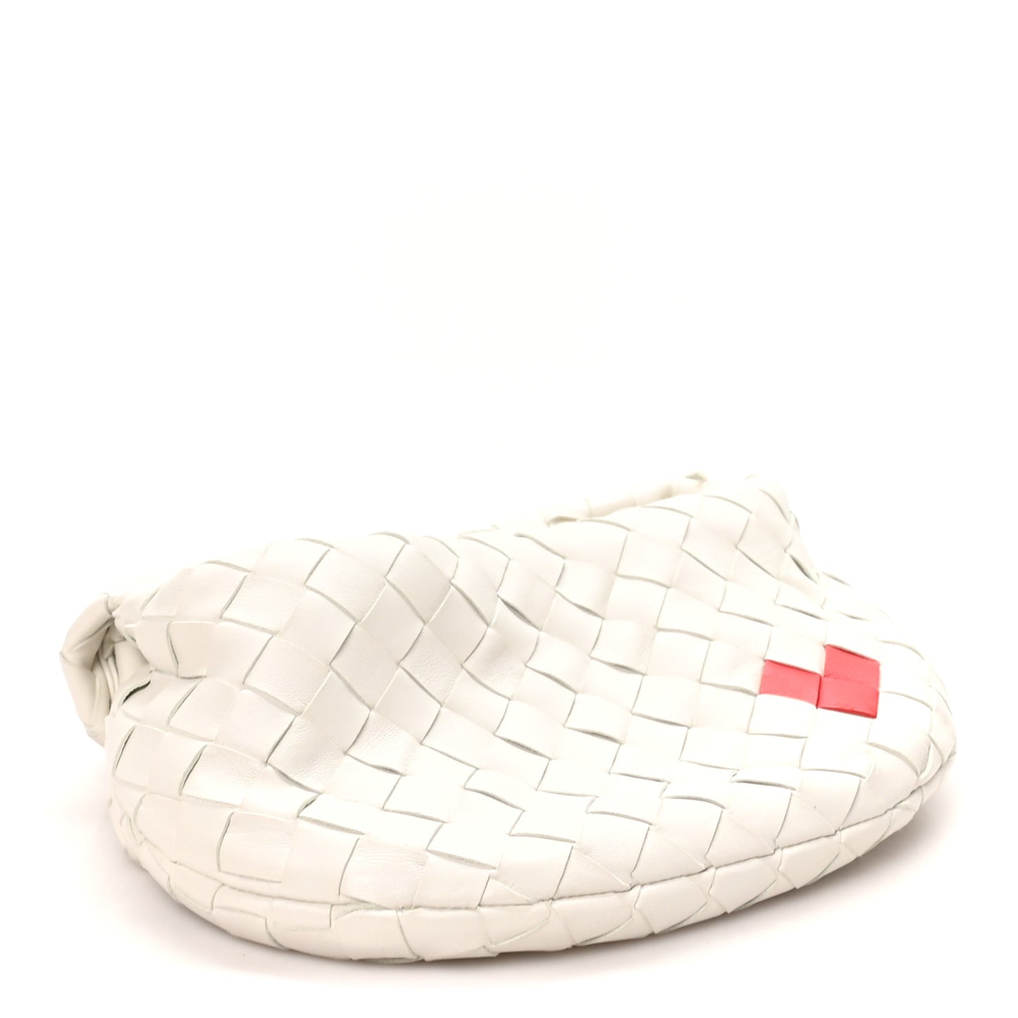 Nappa Intrecciato Mini Heart Jodie White White