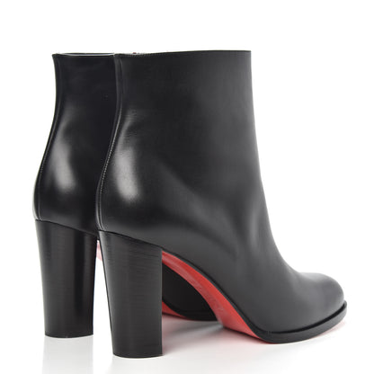 Christian Louboutin Calfskin Adox 85 Ankle Boots 37.5 Black 4 of 7