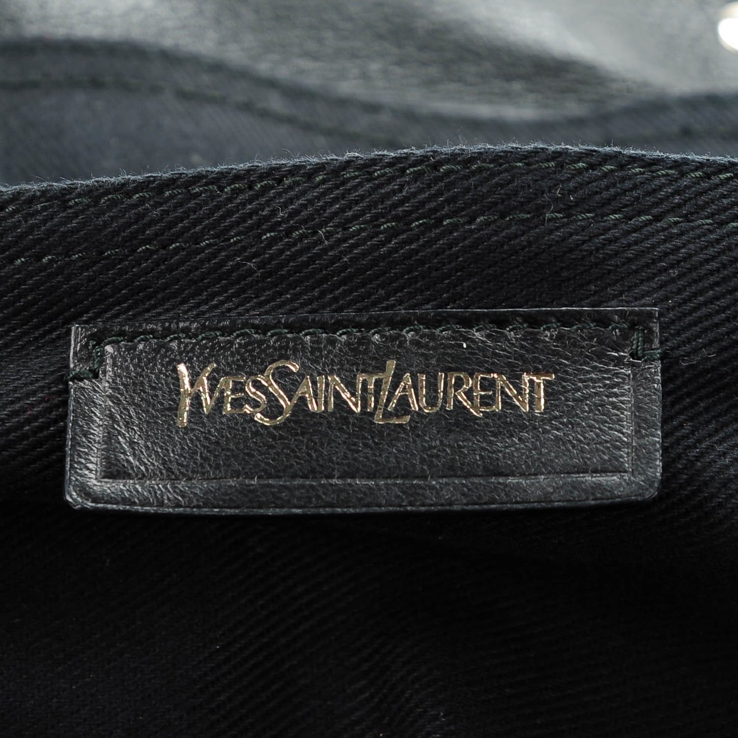 Calfskin Canvas Medium Muse Two Black