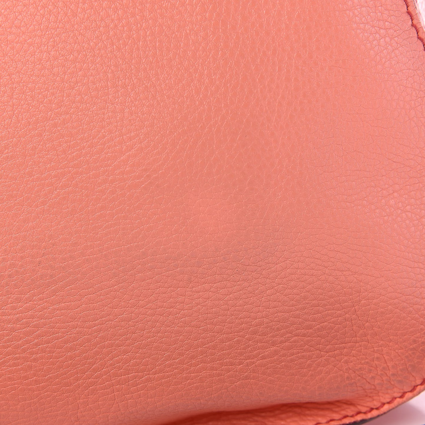 Grained Calfskin Medium Marcie Saddle Bag Coral Pop