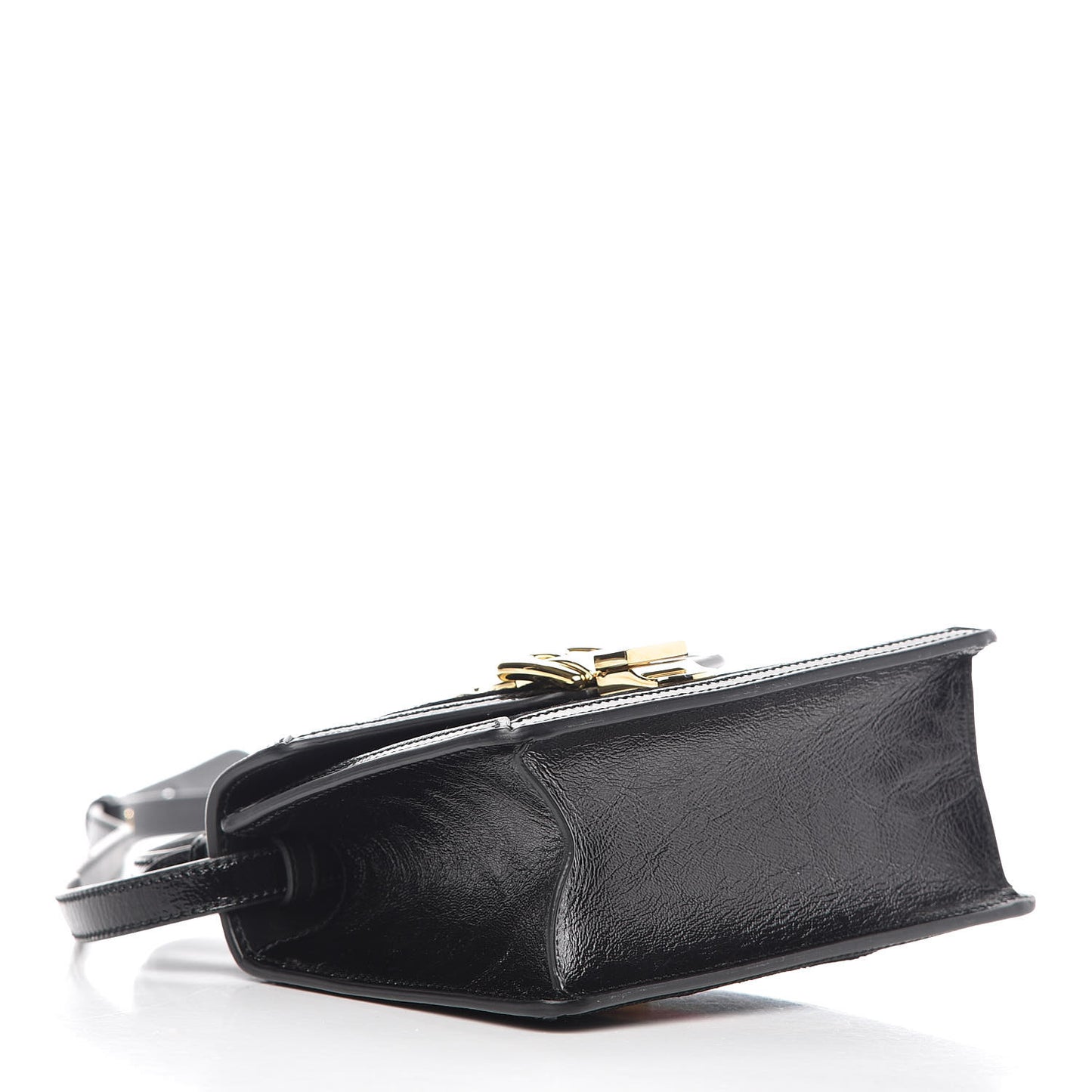 Velvet GG Monogram Mini Sylvie Top Handle Bag Black