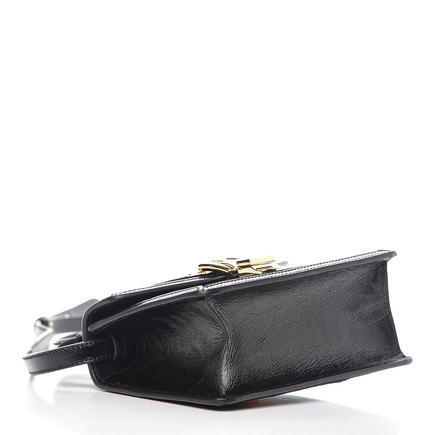 Gucci Velvet GG Monogram Mini Sylvie Top Handle Bag Black 5 of 10