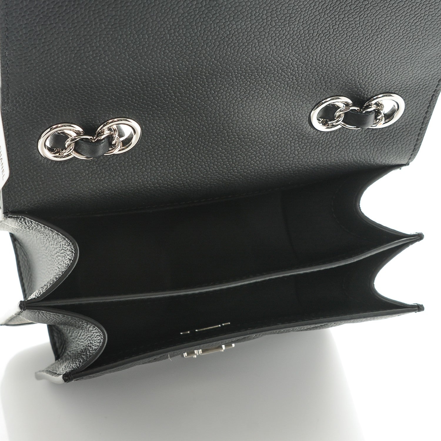 Chanel Caviar Quilted CC Box Flap Black 6 of 9