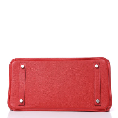 Hermes Epsom Birkin 30 Rouge Casaque 6 of 37
