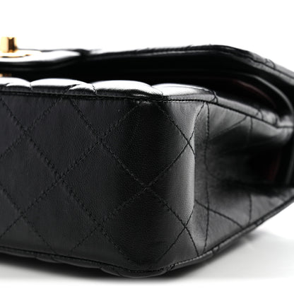 Chanel Lambskin Quilted Small Double Flap Black 10 of 12