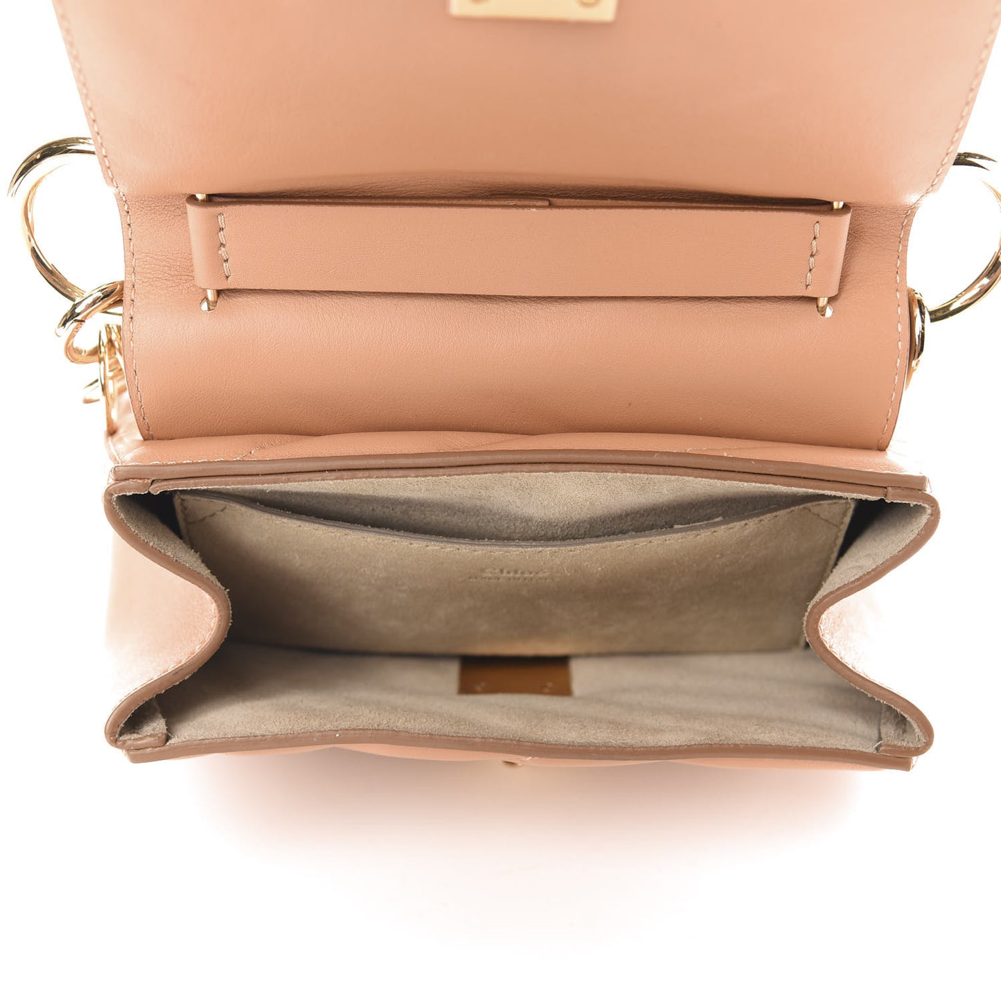 Calfskin Quilted Mini Drew Bijou Shoulder Bag Blushy Pink