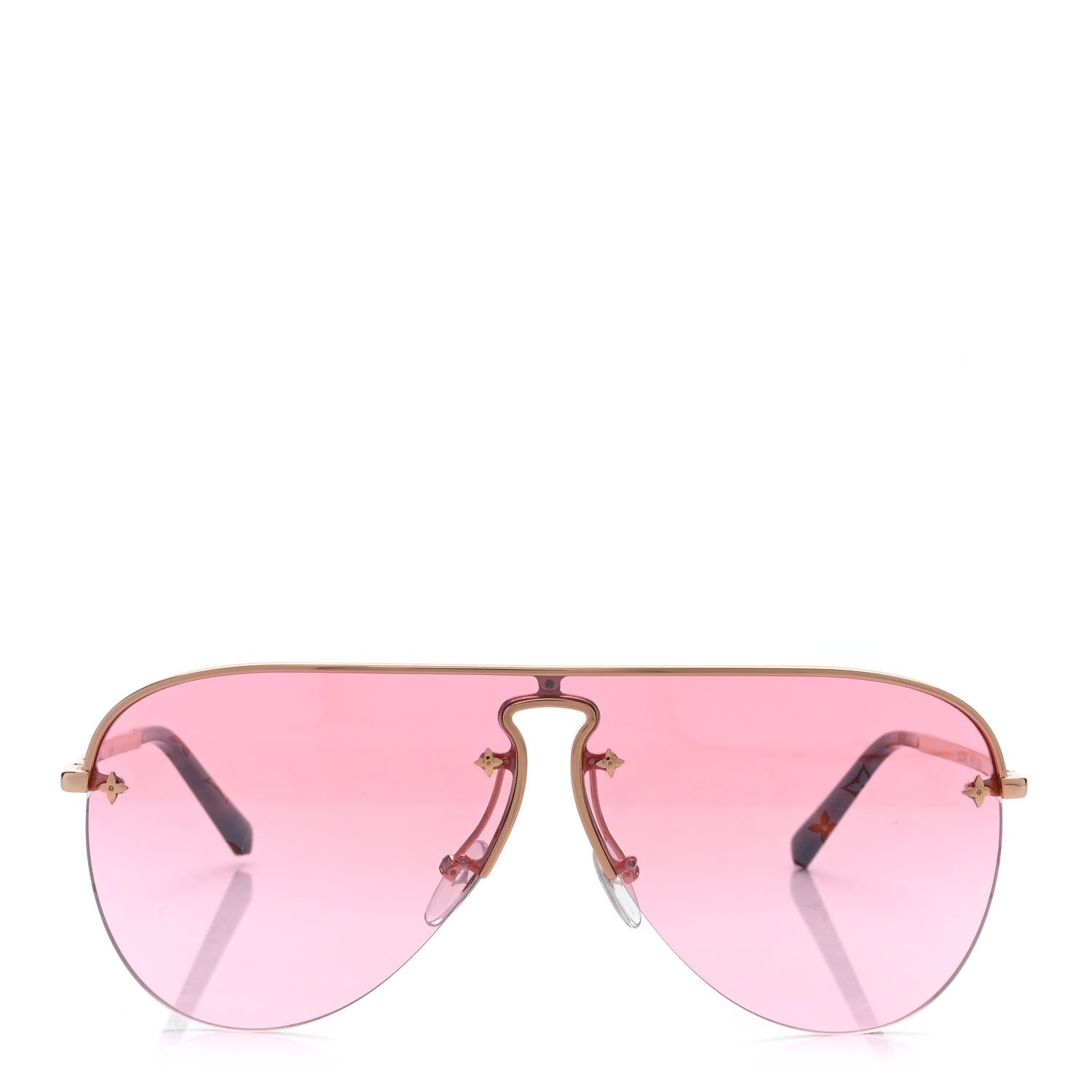 Louis Vuitton Monogram Grease Sunglasses Z1172W Pink 2 of 9
