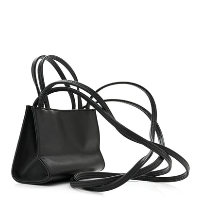 Telfar Vegan Leather Small Shopping Bag Black 3 of 10