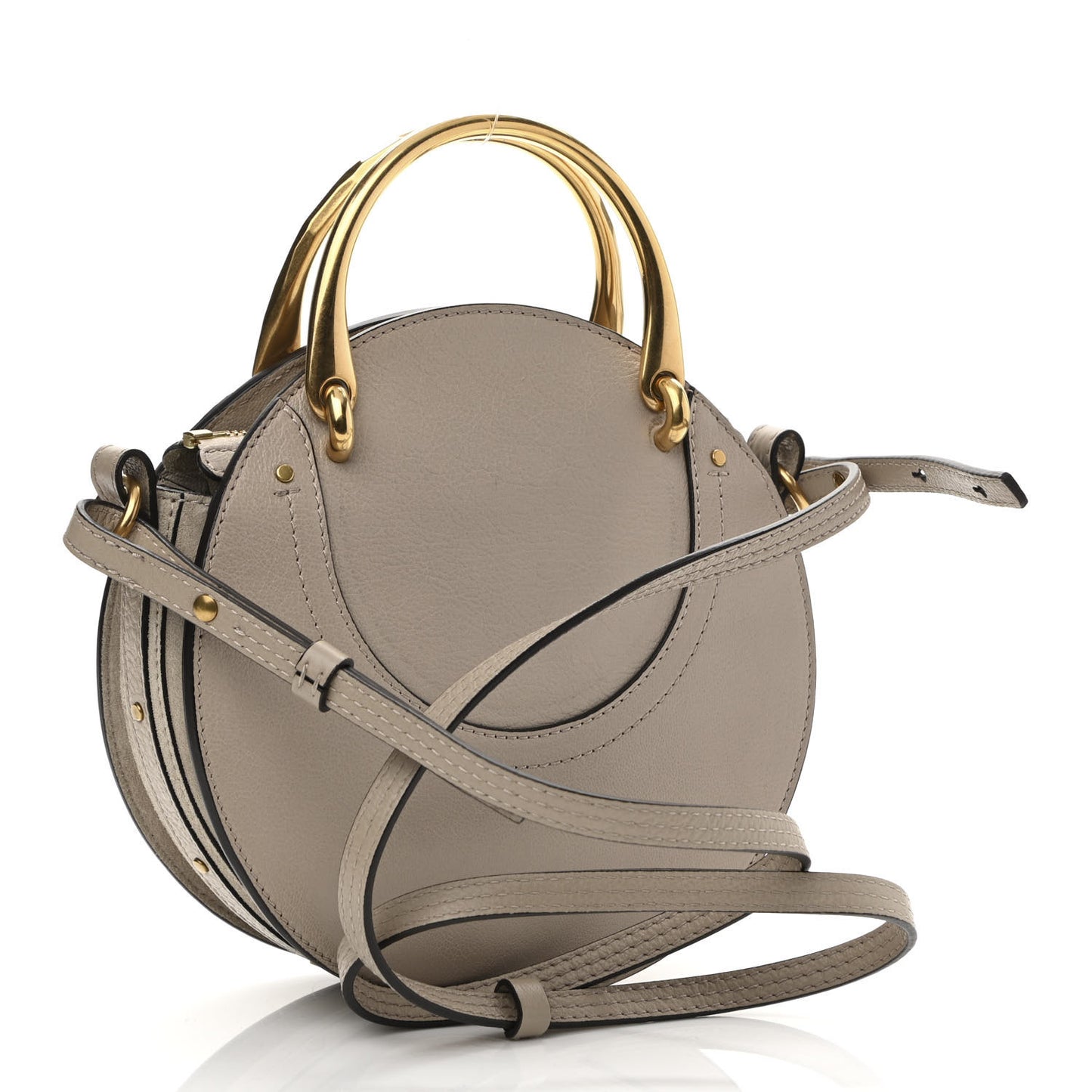 Calfskin Suede Small Pixie Bag Motty Grey