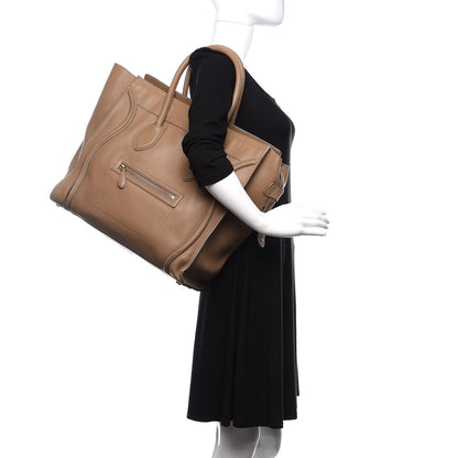 Celine Smooth Calfskin Mini Luggage Dune 2 of 12