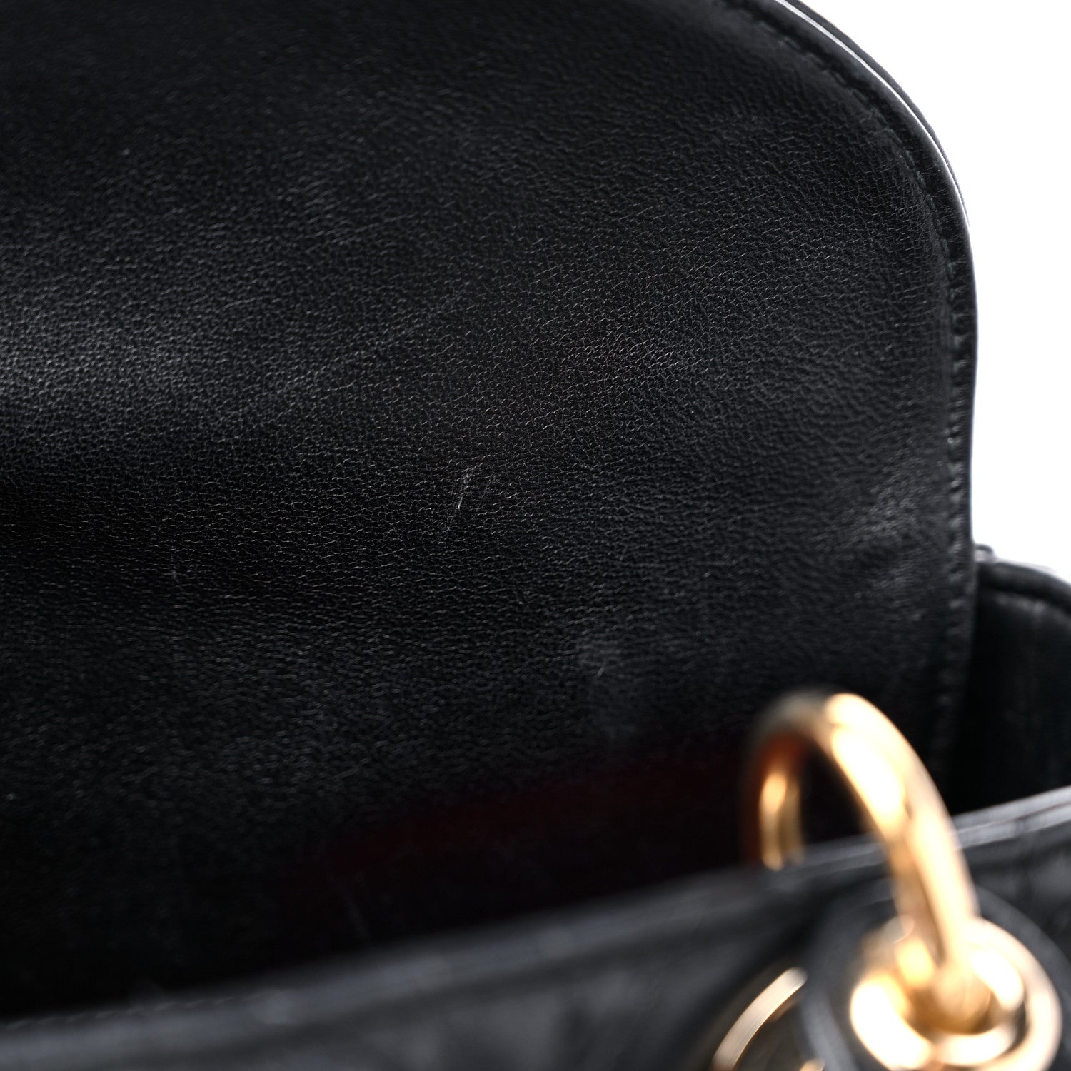 Christian Dior Lambskin Cannage Small My ABCDior Lady Dior Black 11 of 13