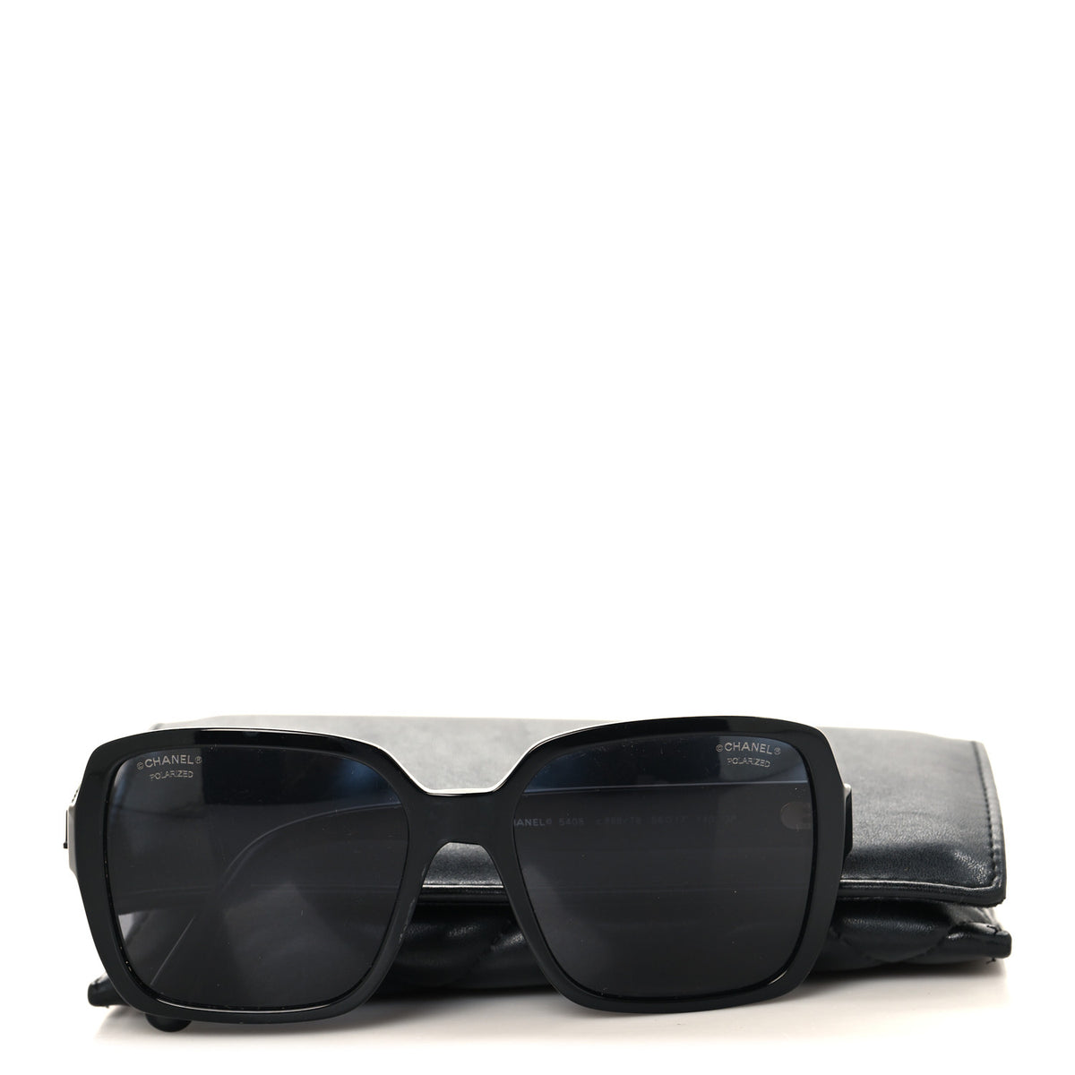 Acetate Square Sunglasses 5408 Black