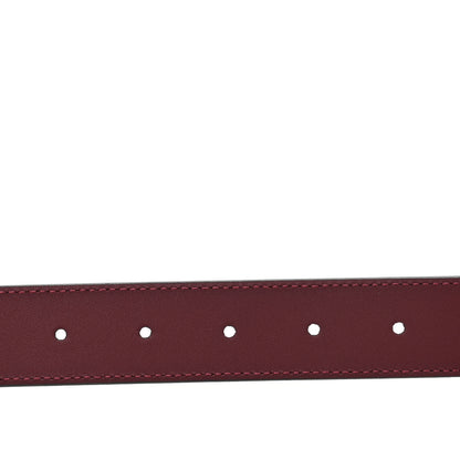 Gucci Plutone Calfskin Double G 30mm Belt 110 44 Rosso 4 of 7