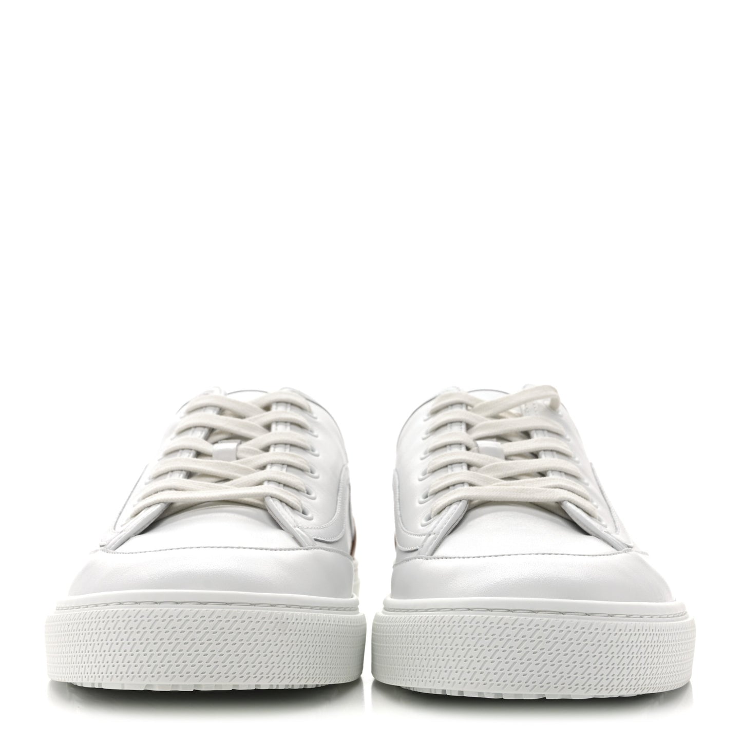 Calfskin Mens Get Sneakers 43 White