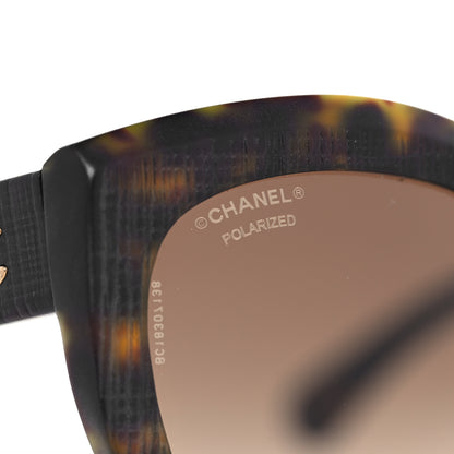 Chanel Butterfly Signature Polarized Sunglasses 5331 Dark Tortoise 5 of 8