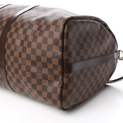 Louis Vuitton Damier Ebene Keepall Bandouliere 55 9 of 11