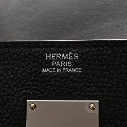 Hermes Togo Kelly Messenger GM Black 6 of 10