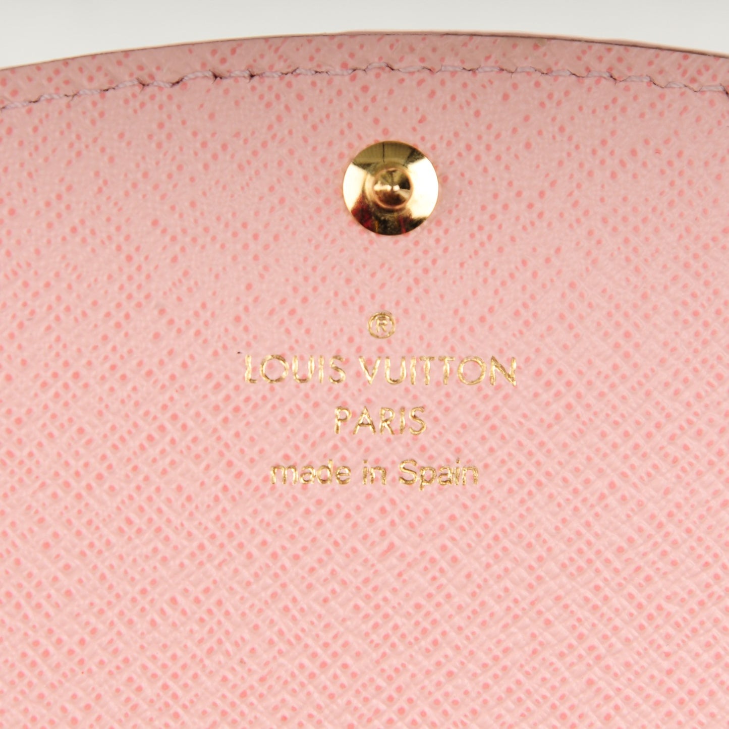 Damier Ebene Caissa Wallet Rose Ballerine