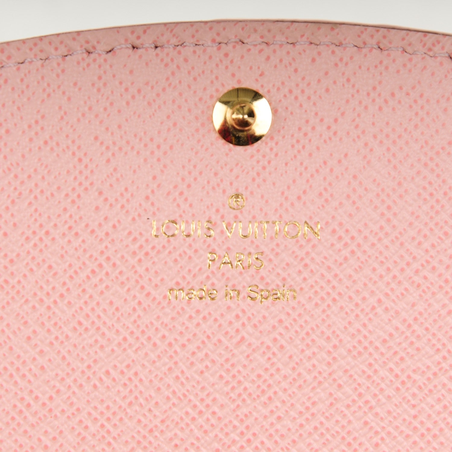 Louis Vuitton Damier Ebene Caissa Wallet Rose Ballerine 6 of 7