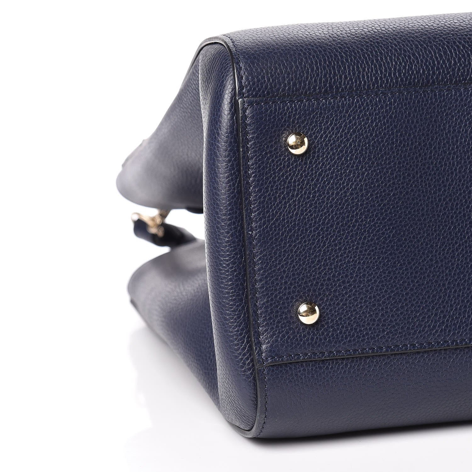 Chanel Grained Calfskin Medium Neo Executive Shopper Tote Navy 9 of 10