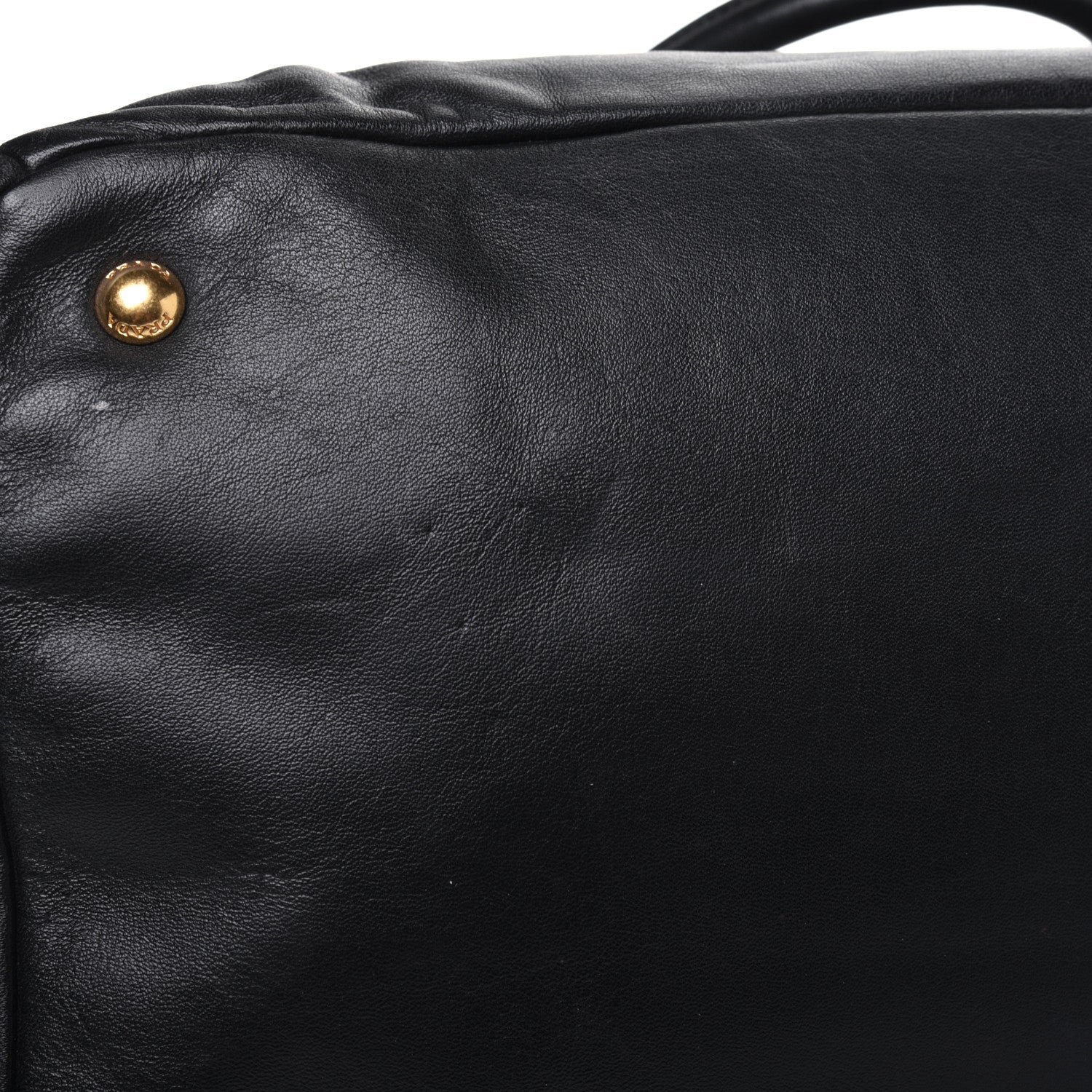 Prada Soft Calf Tote Black 17 of 25