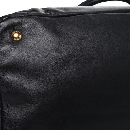 Prada Soft Calf Tote Black 17 of 25