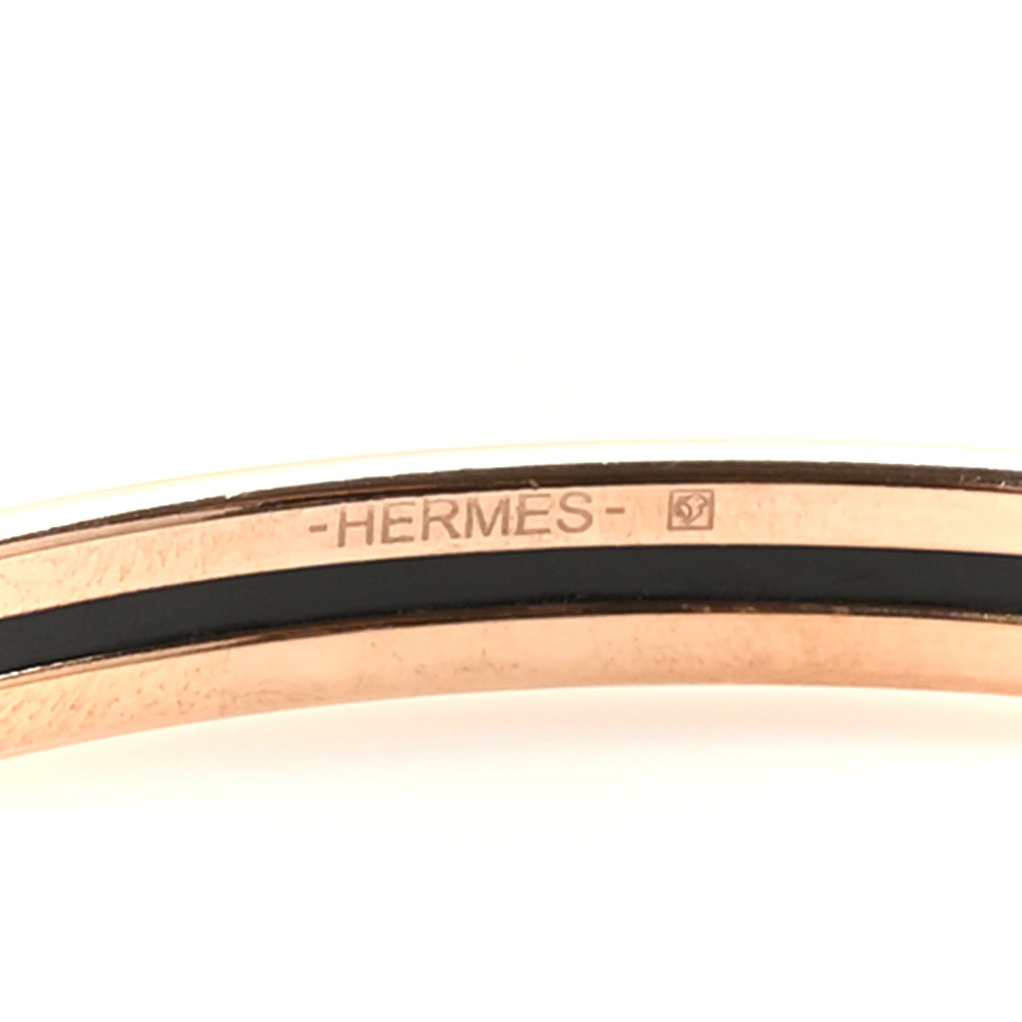 Enamel Printed Extra Narrow Bracelet 70 Bleu Polaire