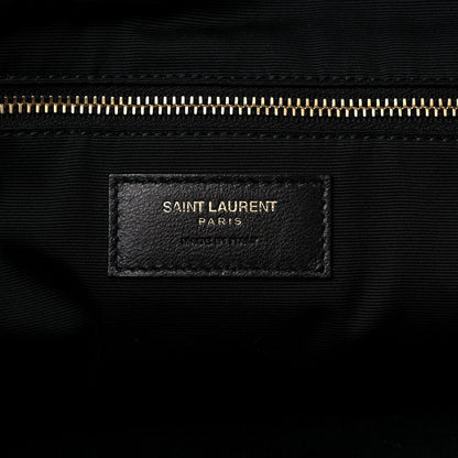 Saint Laurent Lambskin Quilted Maxi Icare Shopping Tote Black 7 of 10