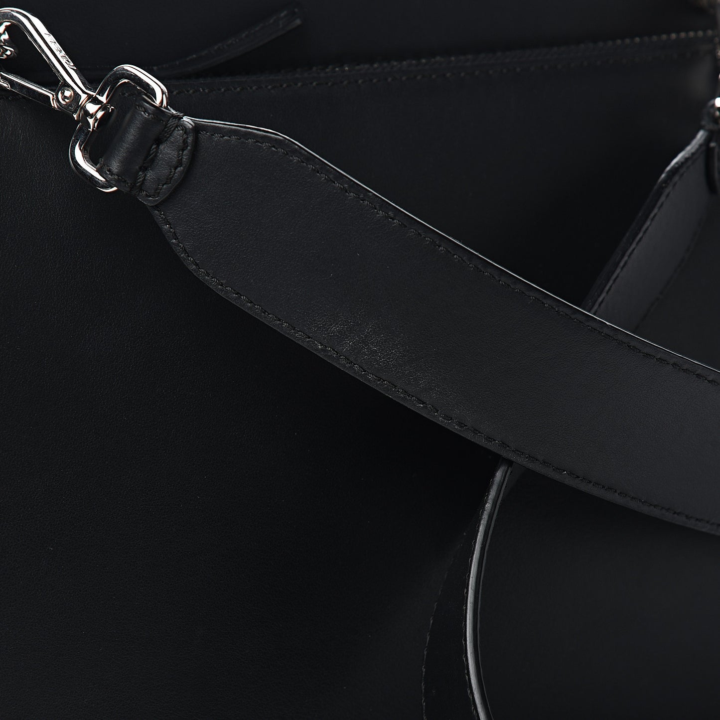 Vitello Baltico Dolce DotCom Satchel Black Blue Royal