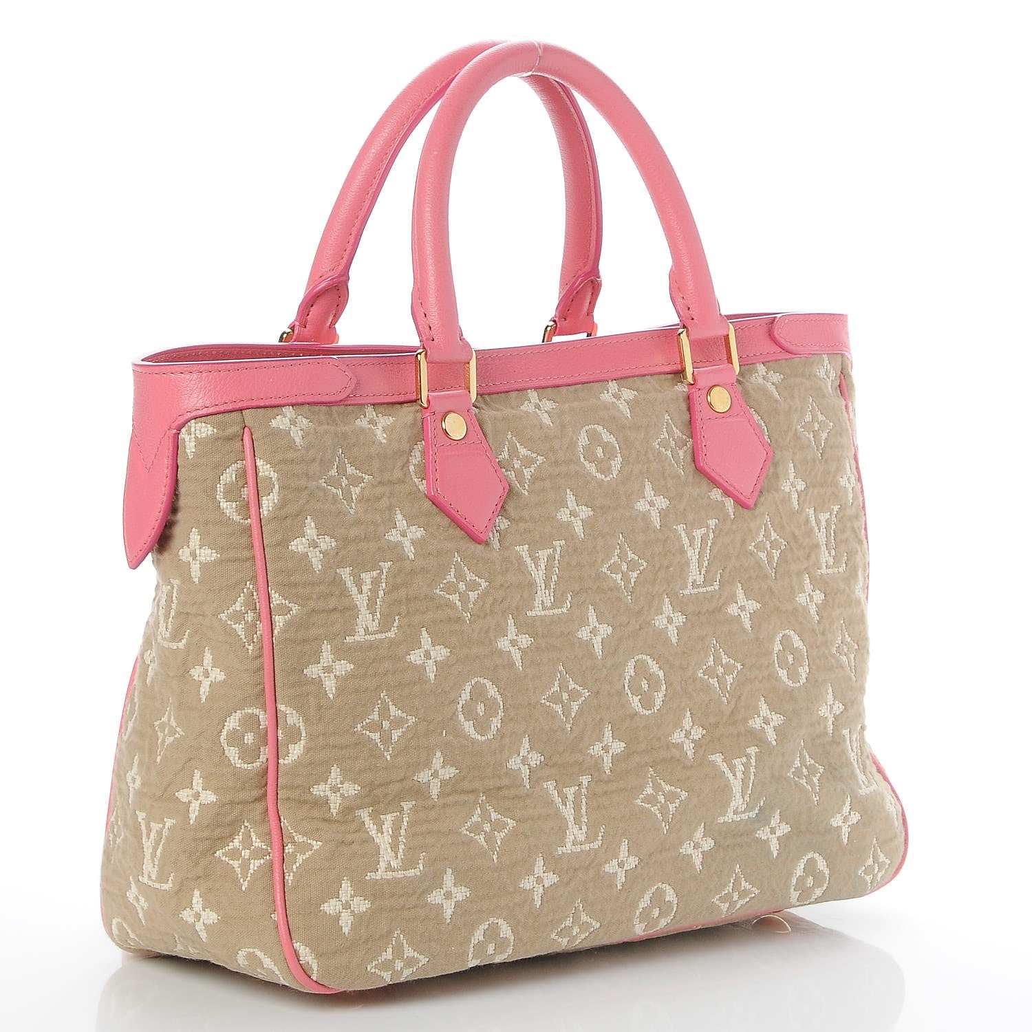 Louis Vuitton Monogram Sabbia Cabas MM Rose 3 of 8