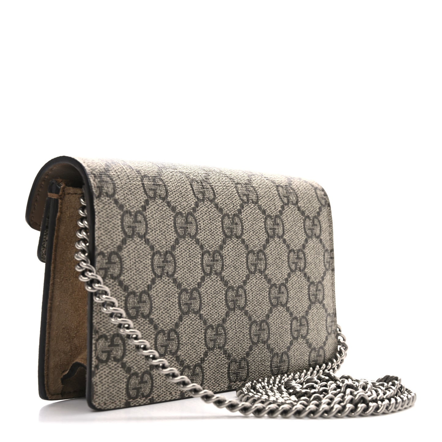 GG Supreme Monogram Super Mini Dionysus Shoulder Bag Taupe