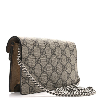 Gucci GG Supreme Monogram Super Mini Dionysus Shoulder Bag Taupe 3 of 10