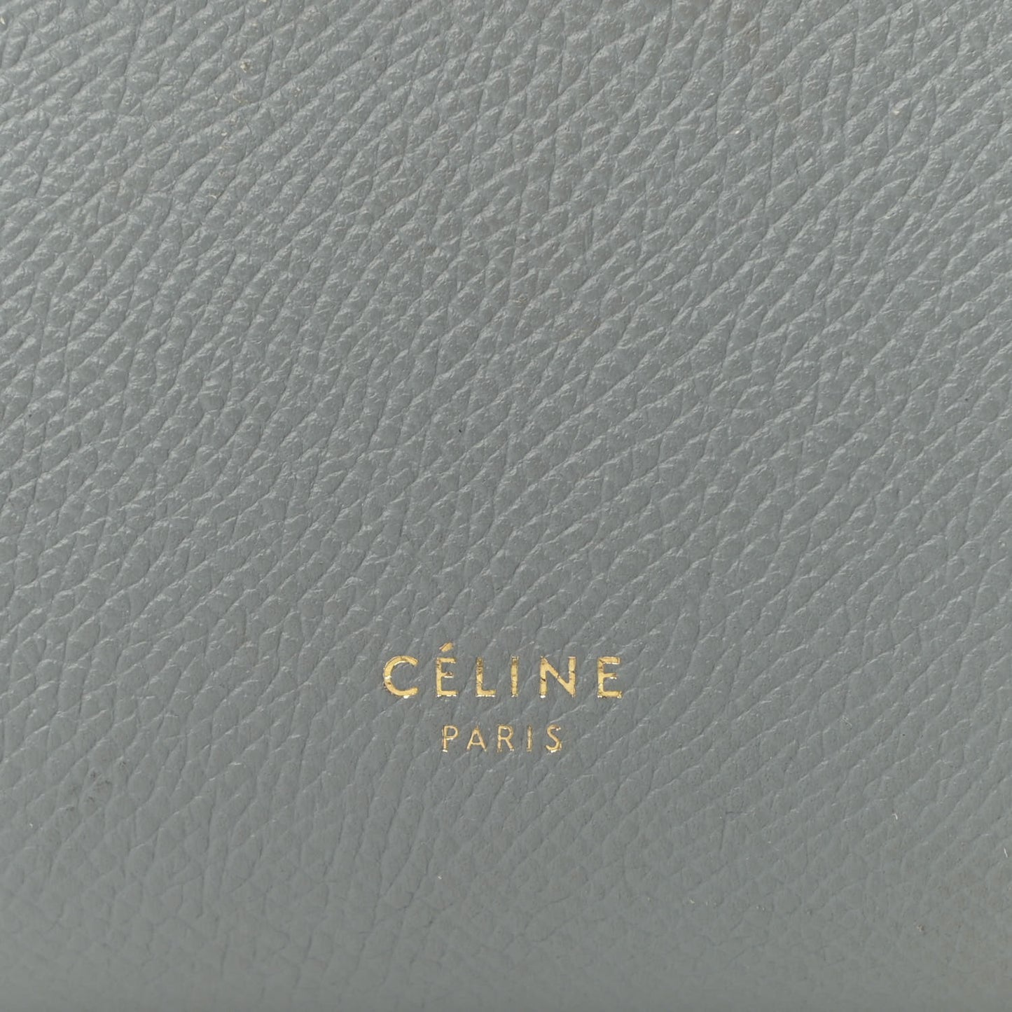 Grained Calfskin Nano Belt Bag Grey