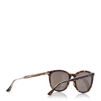 Gucci Acetate Square Frame Sunglasses GG0196SK Tortoise 4 of 7